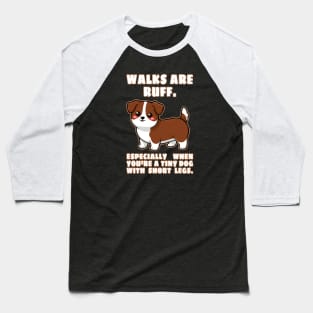 Cute Tiny Short Legs Sausage dog Dog Baseball T-Shirt